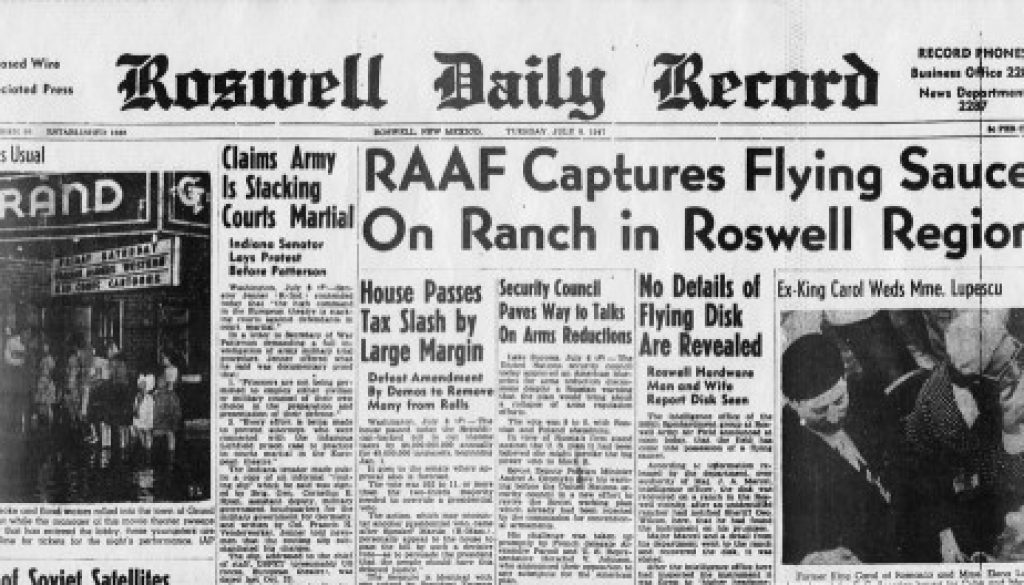 RoswellDailyRecordJuly8_1947-500x264
